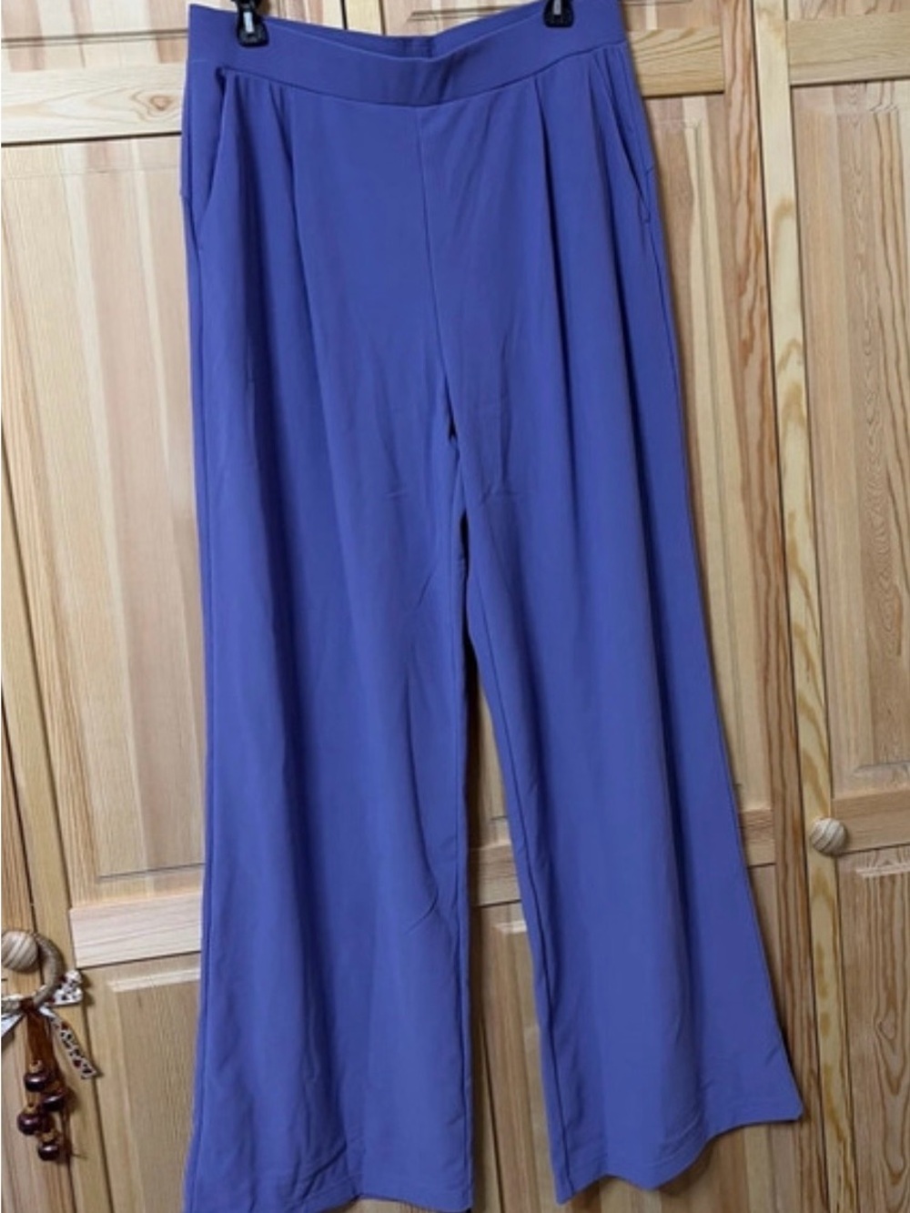 HALARA Wide-Leg Pants in Purple.